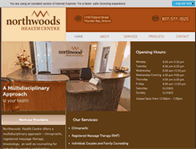 Tablet Screenshot of northwoodshealthcentre.com